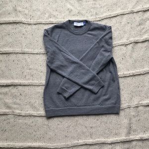 Peter Manning Gray 100% Wool Sweater